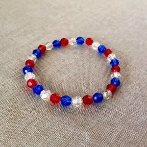 Patriotic July 4 Kids Bracelet Size 5